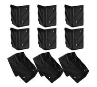 ULTECHNOVO Protezioni Angolari in Plastica 80Mm per Altoparlanti da Palco Set 12 Pezzi per Sicurezza e Protezione Angoli Mobiletti