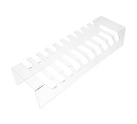ULTECHNOVO Rack per Telefono da Scrivania in Acrilico Trasparente, Organizer con 10 Scomparti, Porta Cellulare per Desktop e Meeting, Supporto Multifunzione per Telefono e Tablet