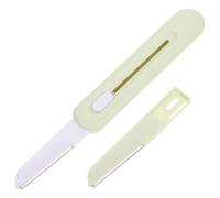 ULTECHNOVO Rasoio per Sopracciglia da Donna in Acciaio Resistente Testina di Ricambio Rifinitore per Peli del Viso e Ascelle Leggero e Portatile per Viaggio