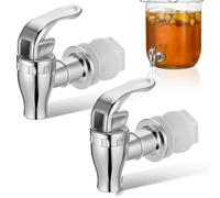 ULTECHNOVO Rubinetto di Ricambio per Distributore di Bevande 2 Pezzi Valvola per Caraffa e Beccuccio Resistente per Uso Prolungato in Dispenser Acqua Casa