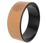 ULTECHNOVO Ruota Yoga in Sughero e Tpe Antiscivolo per Stretching e Sollievo Mal di Schiena, Accessorio per Allenamento Yoga e Fitness Femminile