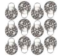 ULTECHNOVO Sacchetti Regalo Tema Disco Retrò con Design Specchio Vivace, 12 Pezzi Non Tessuto per Feste Danza e Compleanno, Adatti a Tutte le Età