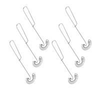 ULTECHNOVO Sbattitore per Uova Manuale in Acciaio Inossidabile 6 Pezzi, Mini Frusta a Molla Compatta e Versatile per Cucina e Picnic