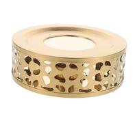 ULTECHNOVO Scalda Teiera Acciaio Inossidabile con Design Cavo per Candela Tealight Base Riscaldante per Tè e Mantiene Calde Bevande Calde Casa con Effetto Luce