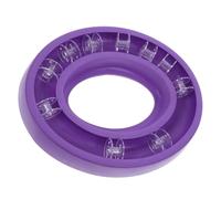 ULTECHNOVO Scatola Porta Bobine da Cucito in Plastica e Gomma con Anello Antiscivolo, Organizer per Bobine, per Cucito e Ricamo, Set da 1 Pezzo
