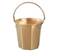 ULTECHNOVO Secchio Bordo Liscio da 1,7l e Acciaio Inossidabile Portatile Manico, Fondo Extra Spesso Secchio Multiuso per Latte e Acqua in Campeggio