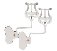 ULTECHNOVO Set 2 Clip per Spartiti Musicali in Metallo, Morsetti Regolabili per Tromba, Trombone e Strumenti a Fiato, Design Leggero Portatile Angolo di Visione Regolabile, Accessori