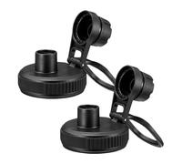 ULTECHNOVO Set 2 Pezzi Beccucci per Bottiglie Sportive a Bocca Larga, Tappi Sigillanti per Borracce, Coperture Resistenti per Bottiglie D’Acqua Coperchio Ergonomico, Accessori per attività