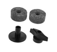 ULTECHNOVO Set 2 Pezzi Rondelle in Feltro Antirumore e Cuscinetti per Piatti Manicotti in Plastica per Batteria Accessori per Simboli e Piatti Ritmici Colore Casuale