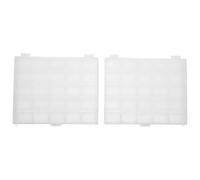 ULTECHNOVO Set 2 Pezzi Scatole Porta Bobine in Plastica Trasparente da 25 Scomparti, Organizer Bobine per Macchina da Cucire, Contenitore Salvaspazio per Cucito Domestico e Viaggi