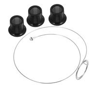 ULTECHNOVO Set 4 Lenti D'ingrandimento da Orologiaio Clip, Vetro Trasparente 5x 10x 15x, Strumenti per Riparazione Orologi, Gioielli e Lavori di Precisione