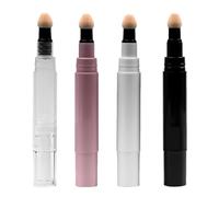 ULTECHNOVO Set 4 Pezzi Tubetti Vuoti per Blush Liquido 5ml Contenitori Sigillati e Antiperdite in Pp e PC per Viaggi e Borsa Cosmetica