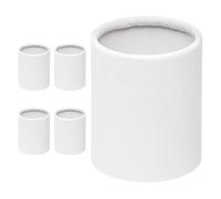 ULTECHNOVO Set 5 Scatole di Cartone Bianche per Bouquet Floreali, Portafiori Mini a Forma di Abbraccio, Resistenti alla Deformazione Buona Aerazione, per Occasioni Speciali