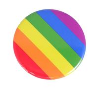 ULTECHNOVO Set 5 Spille Colorate in Metallo Arcobaleno per Donne, Spilla Rotonda Leggera Design a Sciarpa, Accessori Gay Pride per Vestiti, Borse e Jeans, Decorazioni Antiscivolo Lgbtq