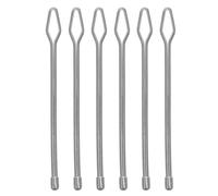 ULTECHNOVO Set 6 Pezzi Infila Aghi in Acciaio Inossidabile Elastico, Facile da Usare e Adatto per Visione Ridotta, per Cucito Fai da Te e Professionisti