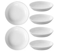ULTECHNOVO Set 6 Piatti in Ceramica per Oli Essenziali, Piastra Scalda-fragranze Sostitutiva 10 Cm, Piastra per Sciogliere Cera Profumata, Accessorio per Bruciatore Aroma da Casa