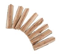 ULTECHNOVO Set 8 Pezzi Legna da Ardere in Legno Duro di Betulla 22 Cm, Bastoncini per Braciere Decorativo da Esterno e Campeggio, Tronchi Resistenti alle Intemperie per Camini e Barbecue
