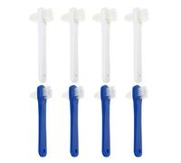 ULTECHNOVO Set 8 Pezzi Spazzolini da Denti da Viaggio Doppia Testa, Compatto e Versatile per Adulti e Ragazzo Ragazza, in Abs e Nylon per Uso On The Go e Pulizia Protesi