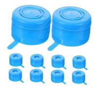 ULTECHNOVO Set Da 10 Coperchi Di Ricambio Riutilizzabili, Chiusure Ermetiche Per Bottiglie D'acqua, Compatibili Con Contenitori Grandi, Per Casa, Ufficio e Viaggi