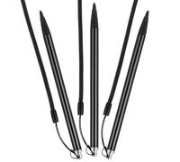 ULTECHNOVO Set da 3 Penne Stilo per Schermo Resistivo con Punta Rigida, Materiale in Alluminio e Abs, Corda Molla Antismarrimento per Pos e Tablet Touchscreen