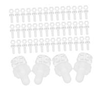 ULTECHNOVO Set di 100 Viti E Dadi in Acrilico M3x6 M3x2 4 per Fissaggi in Cartongesso Assemblaggio di Mobili Assortimento di Fissatori Triangolari Kit di Fissaggio Elegance