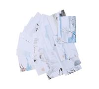 ULTECHNOVO Set di Cancelleria Carta da Lettere e Buste Fisse 10 Pezzi Stile Cinese Inchiostro, Kit per Scrittura Tradizionale e Biglietti, per Esprimere Emozioni e Corrispondenza Personale