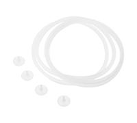 ULTECHNOVO Set di Guarnizioni in Silicone per Contenitori Alimentari da Viaggio 8 Pezzi, Guarnizione di Tenuta Rotonda con Tappi Sfiato, Sostituzione per Lunch Box e Scatole da Pranzo,