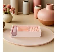 ULTECHNOVO Set Strumenti per Modellare Argilla Polimerica con Contenitore Amido di Mais e Pennello Applicatore Custodia Compatta per Polvere Sciolta Accessori per Scultura e Ceramica