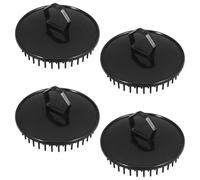 ULTECHNOVO Spazzola per Cute Capillare Set 4 Pezzi, Massaggiatore Esfoliante Piccolo per Chioma Azione Antifuliggine e Rimozione Sebo, Spazzola Manuale per Doccia e Massaggio Rilassante