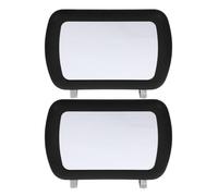 ULTECHNOVO Specchietto da Trucco per Auto Clip, Vetro ad Alta Definizione, Set 2 Pezzi, per Aletta Parasole, Accessorio Portatile per Sedile Passeggero, Compatibile Suv e Camion, Riflesso