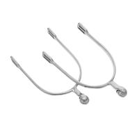 ULTECHNOVO Speroni Equestri Inglesi in Acciaio Inossidabile con Pallina Rotante Protettiva, Speroni da Cowboy Regolabili per Uomo, Accessori per Stivali da Equitazione per Ranch