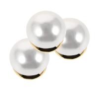 ULTECHNOVO Spilla Magnetica Perle Finte Set da 3 Pezzi Bottoni di Sicurezza per Camicie e Accessori per Abbigliamento Decorazione Elegante per Sciarpe e Cappelli per Feste e Uso