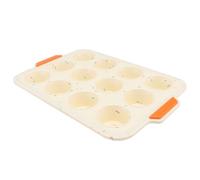 ULTECHNOVO Stampo in Silicone per Dolci Beige Manico, Facile da Pulire e Antiaderente, per Home Baking e Preparazione di Pane e Torte