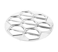 ULTECHNOVO Stampo per Ravioli Alluminio Multi Hole Utensile per Preparare Gnocchi e Dumpling Facile da Usare e Ripieni per e Amici Appassionati Cucina