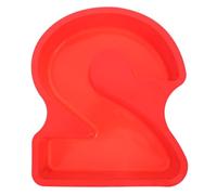ULTECHNOVO Stampo per Torte in Silicone Rosso Design di Precisione, Versatile e Moderno, per Baking e Anniversari, Stampi per Dolci Speciali da Forno