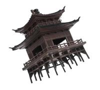 ULTECHNOVO Statua Pagoda Miniatura per di Padiglione Zen in Plastica Resistente all Decorazione Versatile per e Bonsai Atmosfera Rilassante e Armoniosa