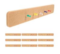 ULTECHNOVO Strisce per Bacheca in Feltro Adesive 33X5 CM Set da 10 Pezzi Bacheca Creativa da Parete per Casa e Ufficio Cartello in Feltro per Promemoria e Messaggi