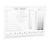 ULTECHNOVO Strumento di Misurazione delle Crepe e Macchie in Pellicola Trasparente, Righello per Valutazione e Classificazione di Carte Sportive e Artigianali Funzione di Rilevamento Difetti