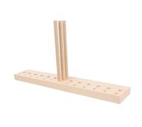 ULTECHNOVO Strumento Fai da Te in Legno per Creazione Fiocchi con Base Forata e Bastoncini Kit Creativo per Decorazioni Personalizzate e Ghirlande Colorate