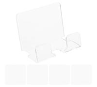 ULTECHNOVO Supporto Adesivo da Parete per Telefono Cellulare Trasparente in Acrilico Organizer per Ricarica Smartphone Montaggio senza Fori per Comodino e Risparmio Spazio