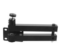 ULTECHNOVO Supporto da Parete per Proiettore in Acciaio Inossidabile Nero, Resistente senza Odore, per Ufficio e Casa Porta Router Integrato