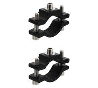 ULTECHNOVO Supporto Morsetto Manubrio Moto in Lega di Alluminio CNC 2 Pezzi Resistente alla Corrosione Vite Acciaio Inossidabile 304 Facile Installazione Plug And Play per la Maggior Parte