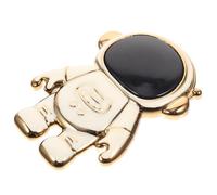 ULTECHNOVO Supporto per Cellulare Pieghevole 2 Pezzi Astronauta in Abs Bianco, Compatto e Creativo, per Scrivania Studio e Camera da Letto