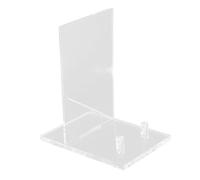 ULTECHNOVO Supporto per Cornice per Foto Espositore per Libri in Acrilico Piccola Foto cavalletto espositore per riviste Porta del Telefono Acrilico Porta Targa Clean Wakeel Stand Trasparente