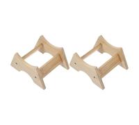 ULTECHNOVO Supporto per Distributore di Bevande in Legno 2 Pezzi Base Portabottiglie Stabile per Fusti e Brocche Porta Dispenser per Whisky e Contenitori per Cucina e Bar