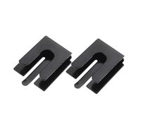 ULTECHNOVO Supporto per Microfono in Metallo e Clip per Appendere Microfono a Mano per Radio Cb, Set 2 Pezzi, Accessori per Radioamatori, Fissaggio Veicolare, Colore Nero