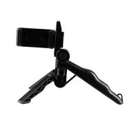 ULTECHNOVO Supporto per Telefono Cellulare Treppiede da Tavolo Clip Robusta per Smartphone Compatto e Anti-Tremolio per Uso Ufficio e Streaming