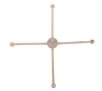ULTECHNOVO Supporto Stabile in Legno per e Piatta Base Eolico Struttura Facile da, Accessorio Design Naturale per Spazio Living e Portico