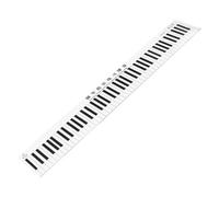 ULTECHNOVO Tappetino per Esercizi Dita Pianoforte Guida Note e Tabella Tastiera per Principianti, Supporto Multi-finger Portatile per Allenamento Strumenti Musicali, per Lezioni e Viaggi