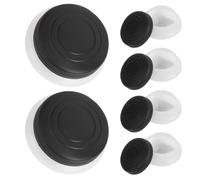 ULTECHNOVO Tazze da Leggere Set 6 in Plastica e Inox con Coperchio Pulizia Pennelli e Miscelazione Pigmenti per Pittura a per Artisti e Studenti Riutilizzabile